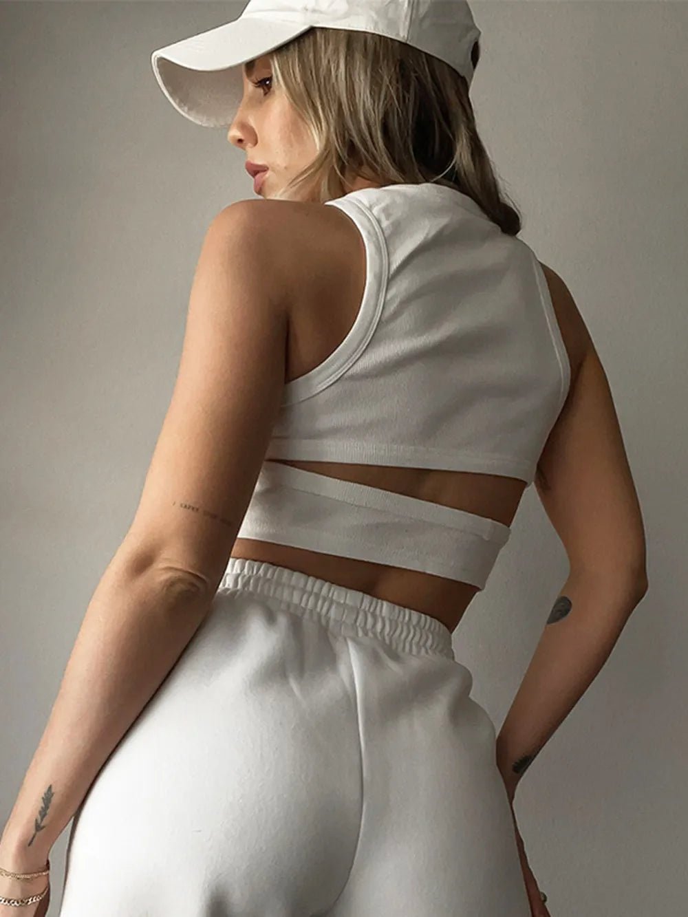 Trendy Cutout Tank - Casual Chic Style - HS FASHION USA